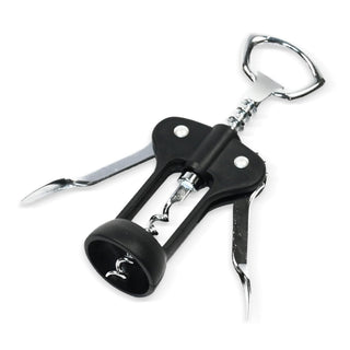 Chef Craft Bottle Opener, 6.5 inches, Black and Chrome