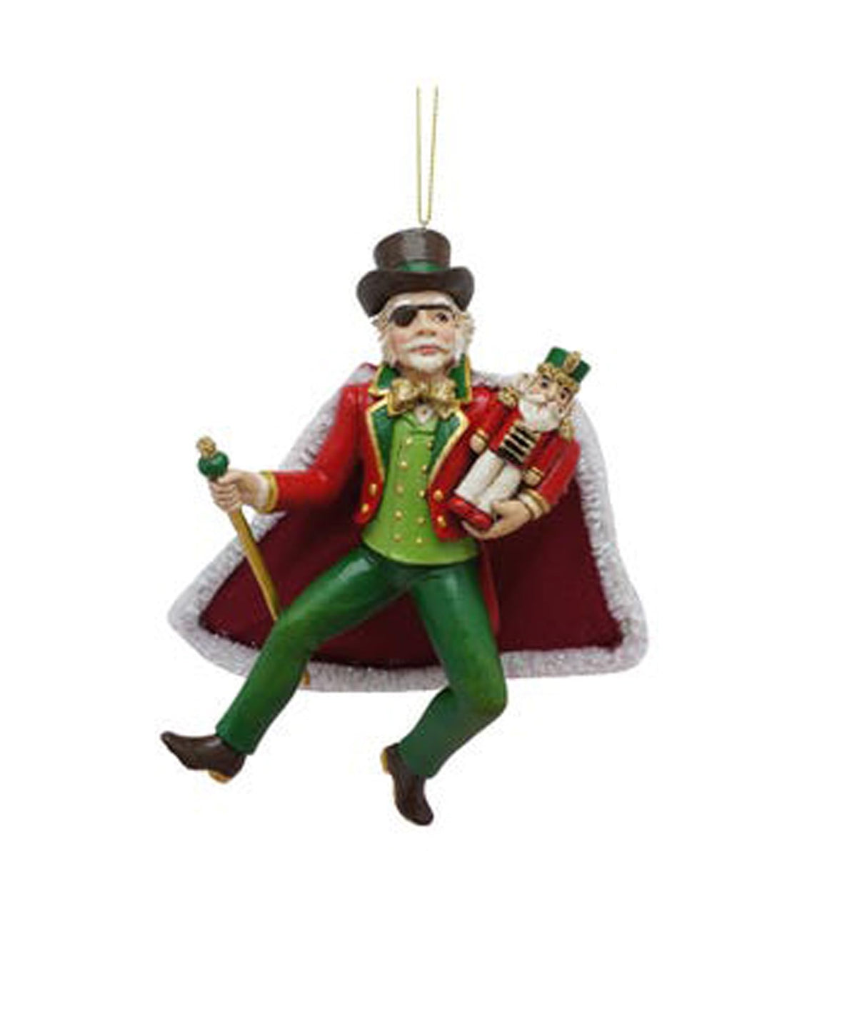 Kurt S. Adler Hanging Ornament, 7 Inch, Green