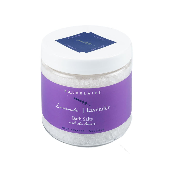 Baudelaire Provence Sante PS Bath Salt Lavender, 20-Ounce Jar