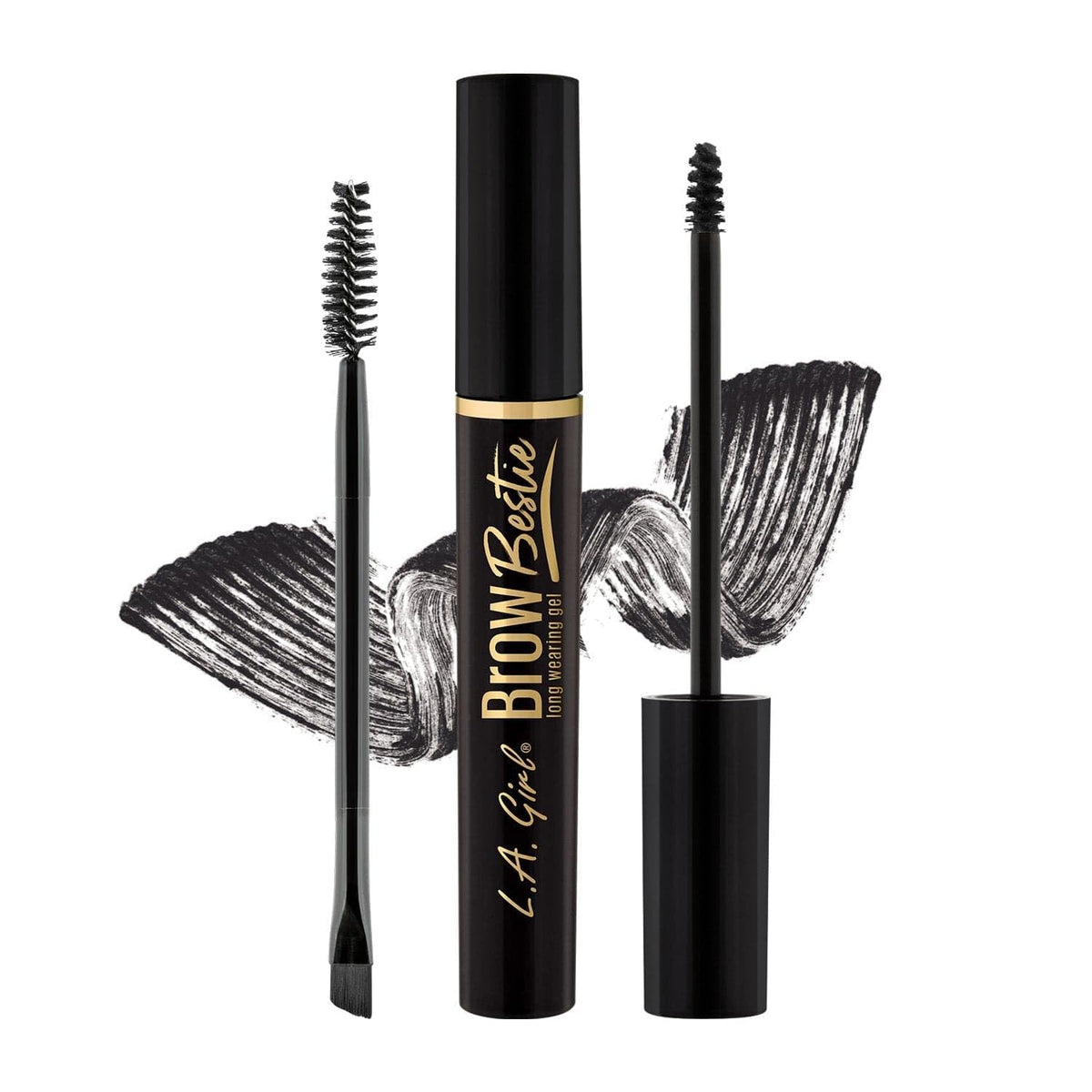 L.A. Girl LA Girl, Brow Bestie Gel Kit Soft Black, 0.01 Ounce