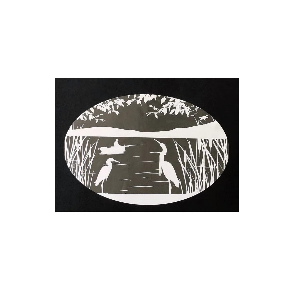 DCentral Sticker Decal, 8 inches x 12 inches, Opaque