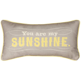 Manual Woodworkers and Weavers Reversible Throw Pillow You Are My Sunshine 17 by 9-Inch