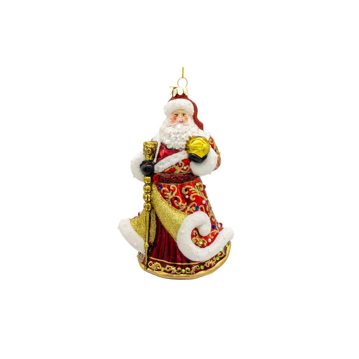 Kurt S. Adler Hanging Ornament, 5.5" x 4" x 7", Red