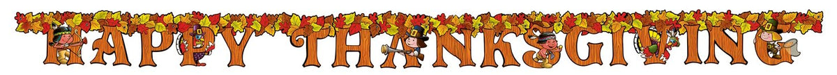 Beistle Happy Thanksgiving Streamer Party Accessory (1 count) (1/Pkg)