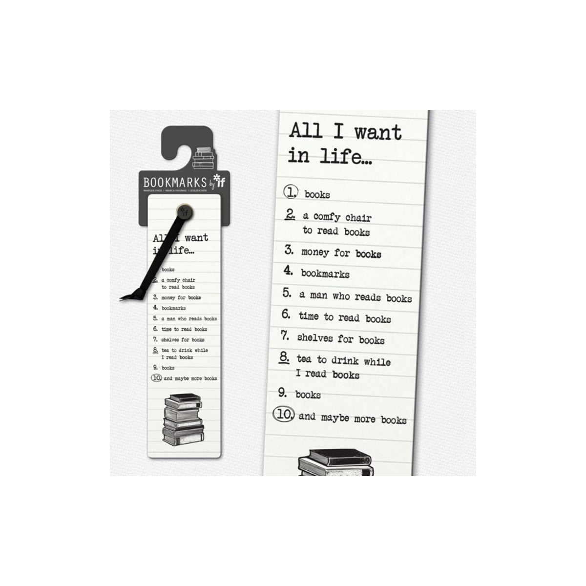 IF Bookmark, Gold, All I want in life…
