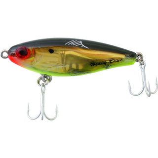 MirrOLure Fishing Hook, 2 5/8in 7/16oz, Black Bk/Cht/Gold
