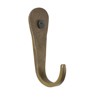 AREOhome Storage Hook, 1 x 1.25 x 3 inches, Brass
