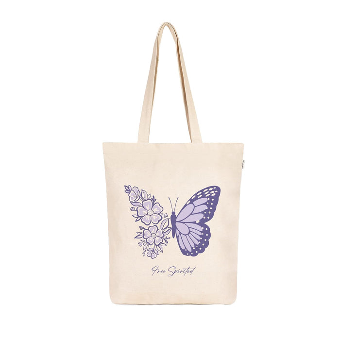 Eco Right Tote Bag, One Size, Butterfly - Free-spirited