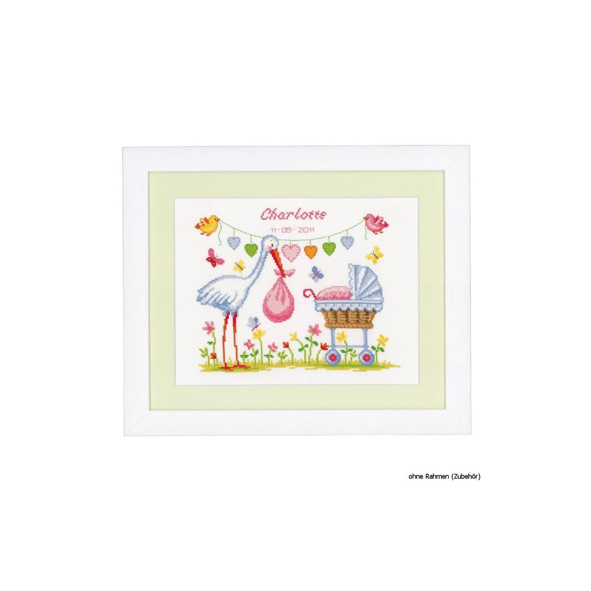 Vervaco Art Craft Kit, 28x23cm or 11.2x9.2in, White