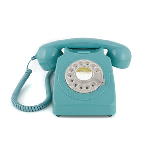 GPO Landline Phone, Azure Blue, Black, Blue, Carnation Pink, Grey, Ivory, Mint G