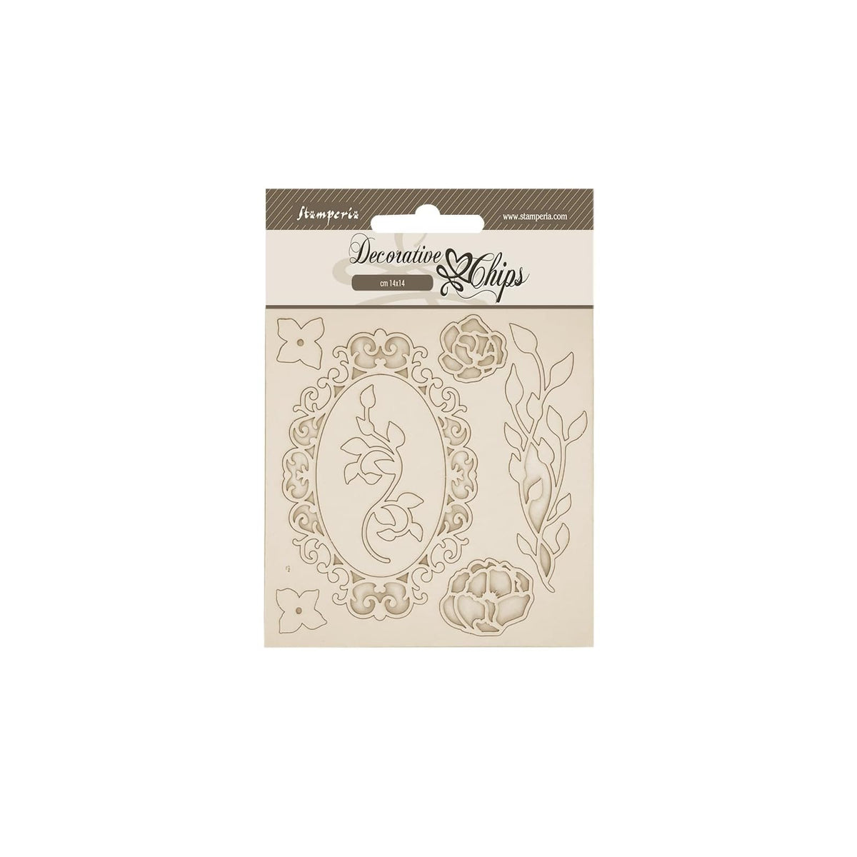 Stamperia Craft Wood, 14x14cm, Beige
