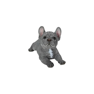 HI-LINE Figurine, 8.27 x 5.04 x 5.12 inches, Grey Blue