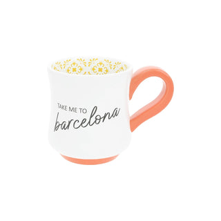 Pavilion Gift Company Drinking Cup, 16 Ounces, White, Orange, Yellow