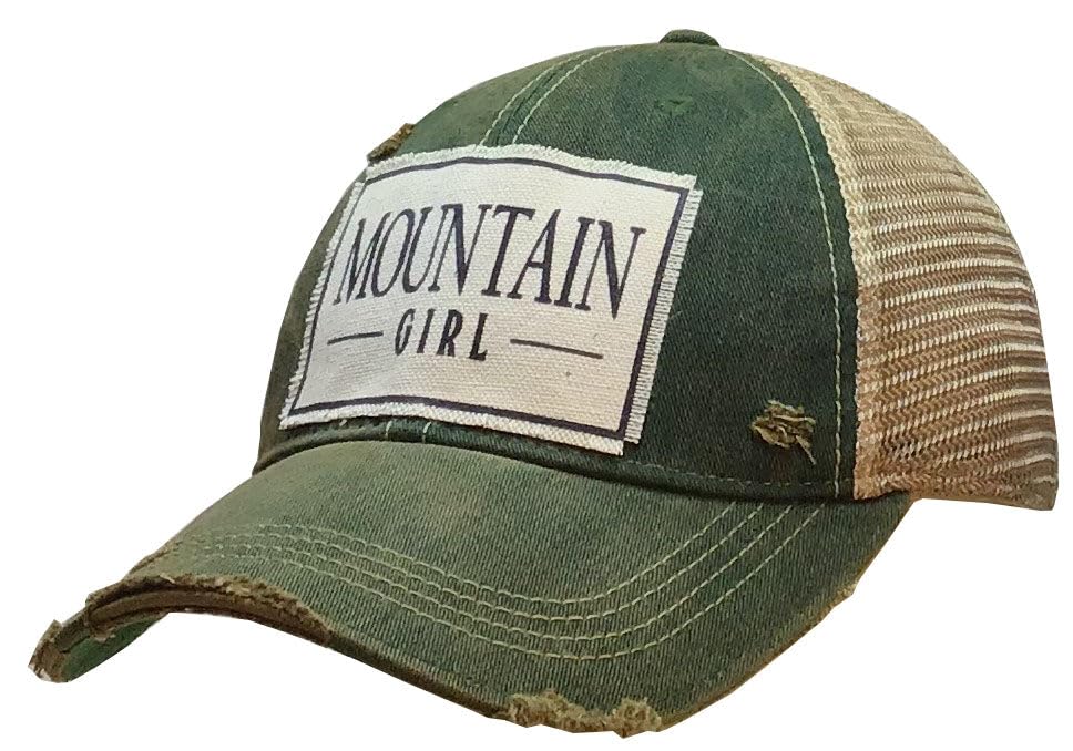 VINTAGE LIFE Mountain Girl Cap, Dark Green