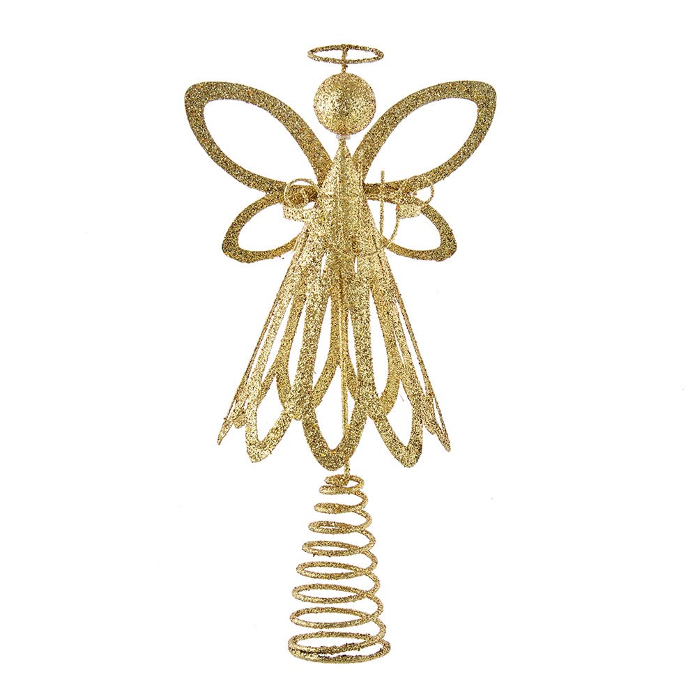 Kurt S. Adler Tree Topper, 12-Inch, Gold