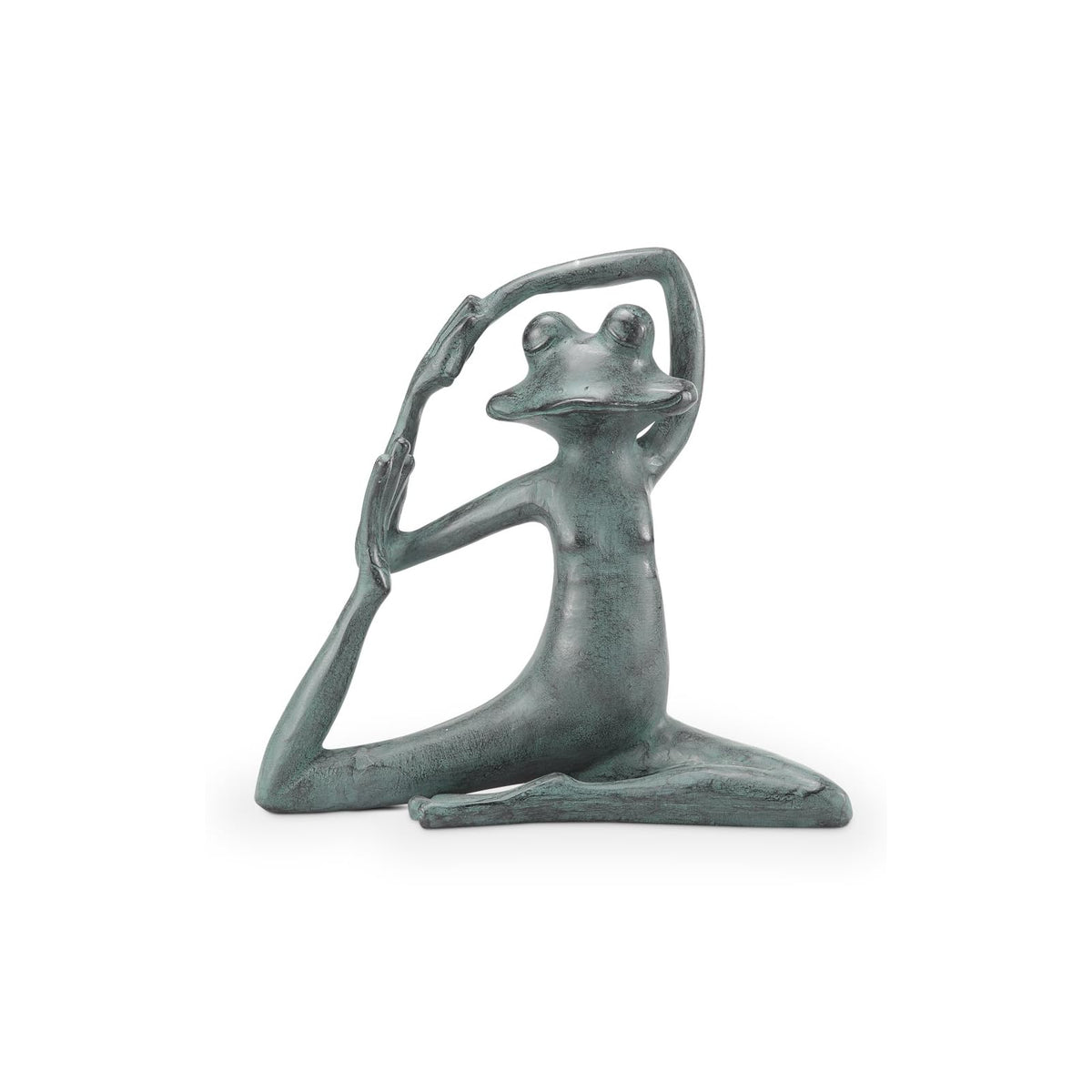 SPI Sculpture, 13"H 14"W 5"D, Verdigris