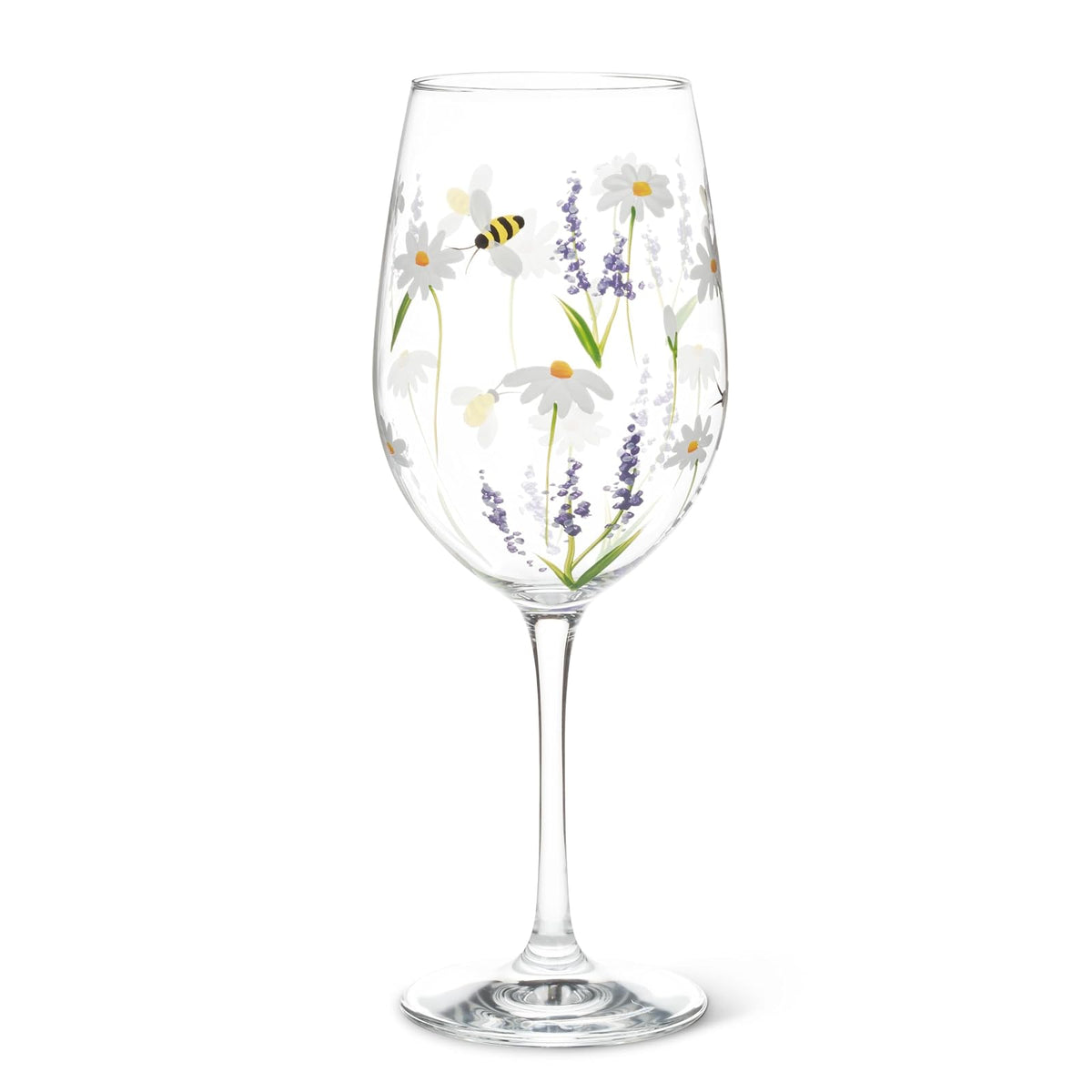 Abbott Collection Kitchen, Goblet (22oz), Clear/Multicolor