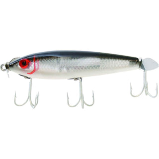 MirrOLure Fishing Hook, 3 5/8 Inch, 1/2 oz, Black Bk/White/Silver
