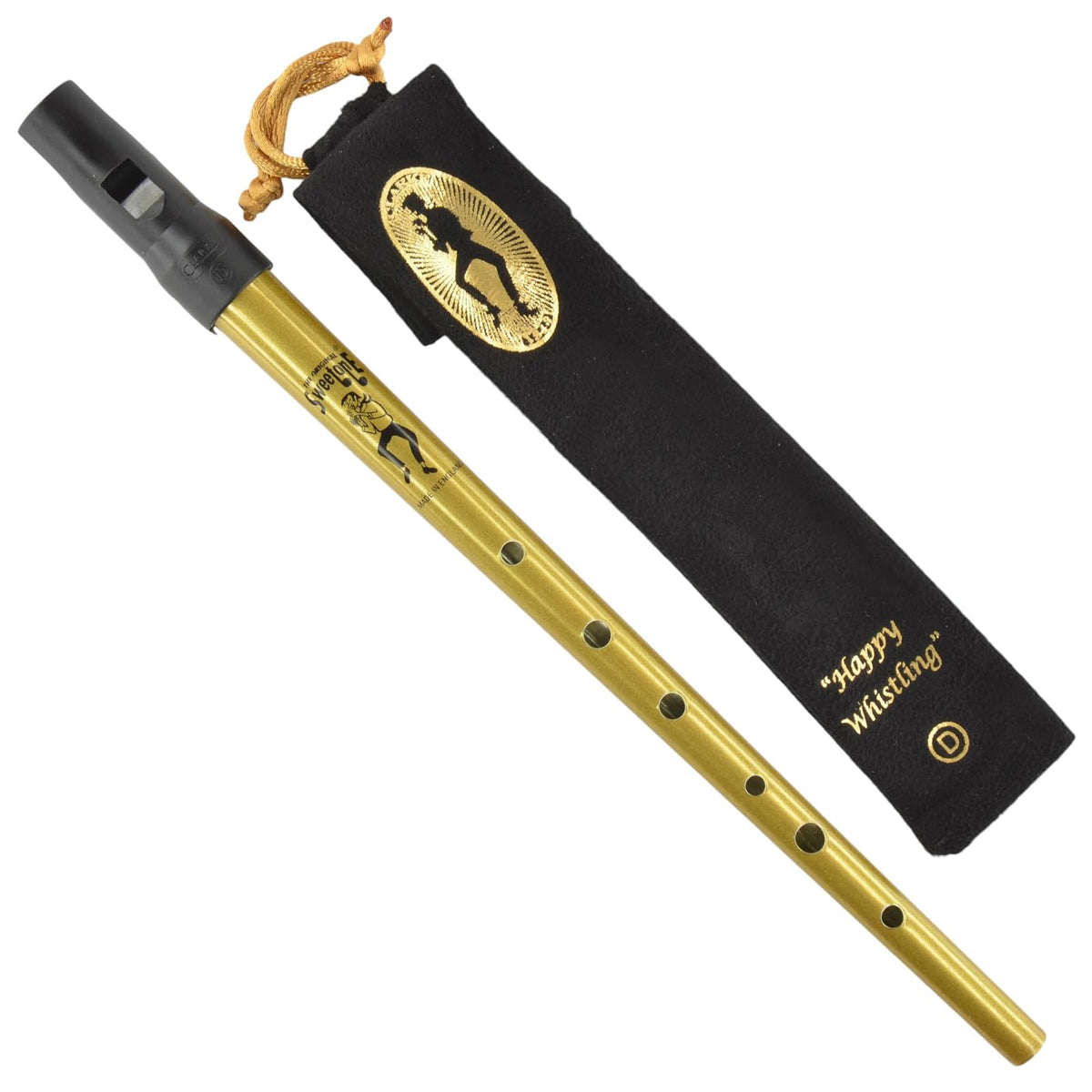 Clarke Tinwhistle Brass And Woodwind Instruments, Key of D, D-Gold