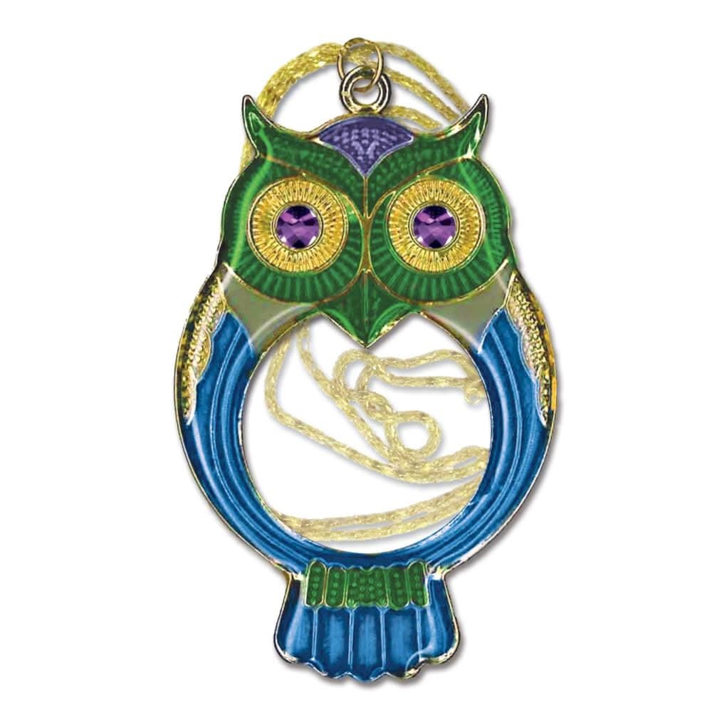 Design Works Crafts Janlynn Owl Magnifier, Blue/Gold