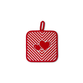 K&K Interiors Trivet, Red & White