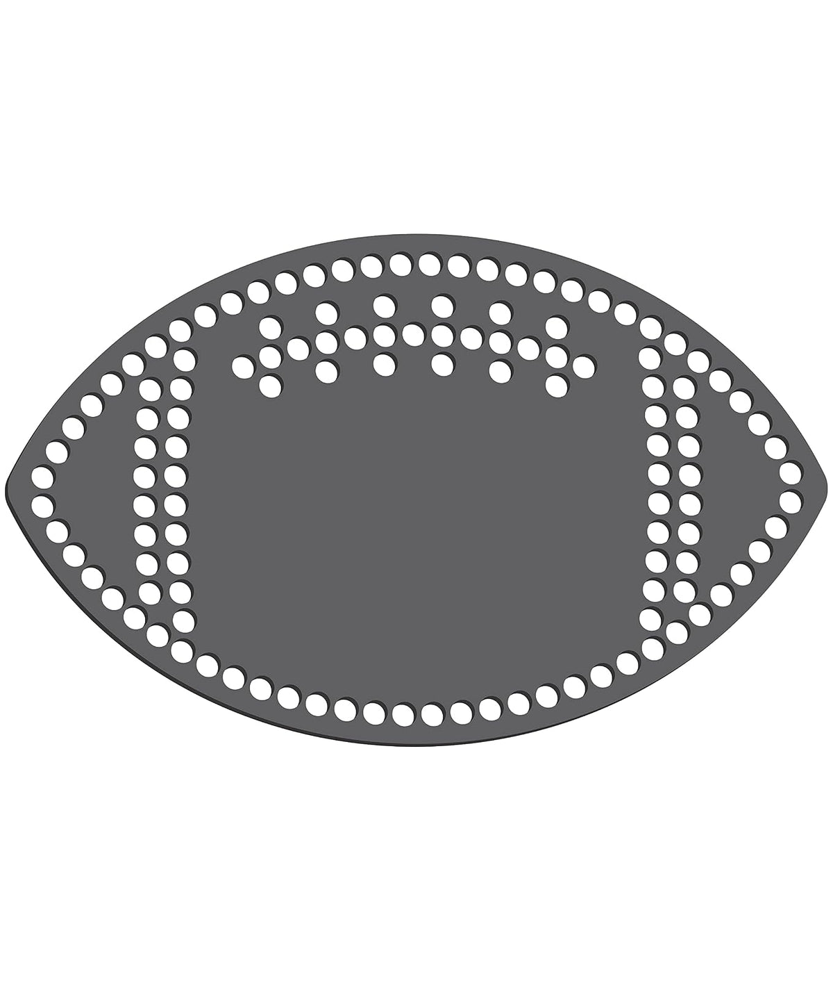 Rhinestone Genie Football 5" Magnetic Rhinestone Template, Black