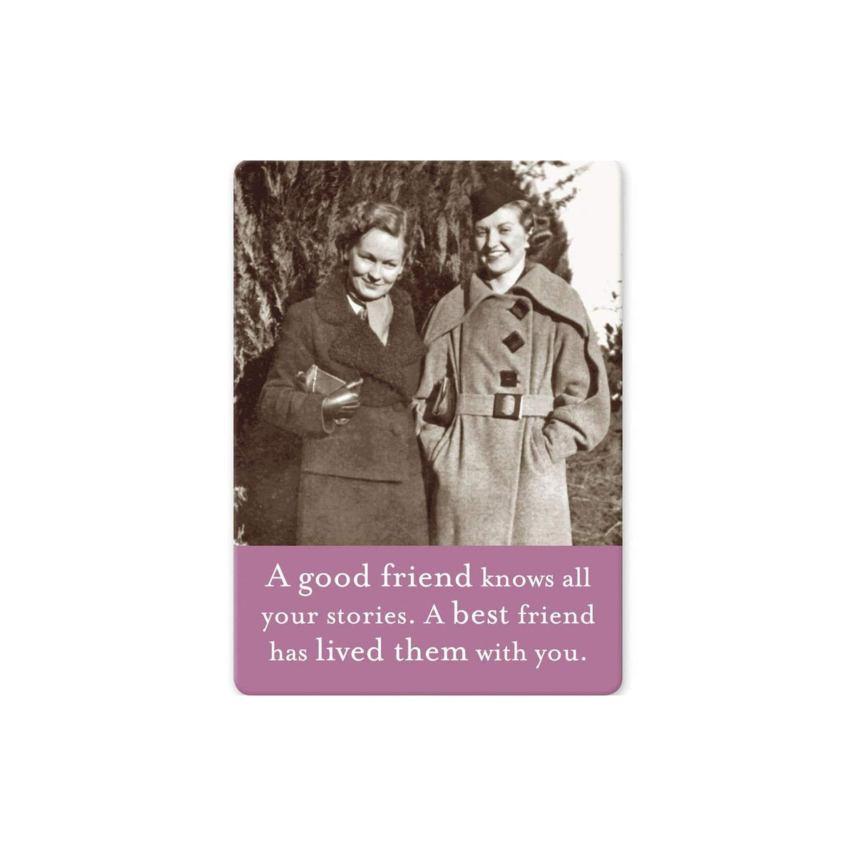 Shannon Martin Design Decorative Magnet, Small, A Good Friend Knows