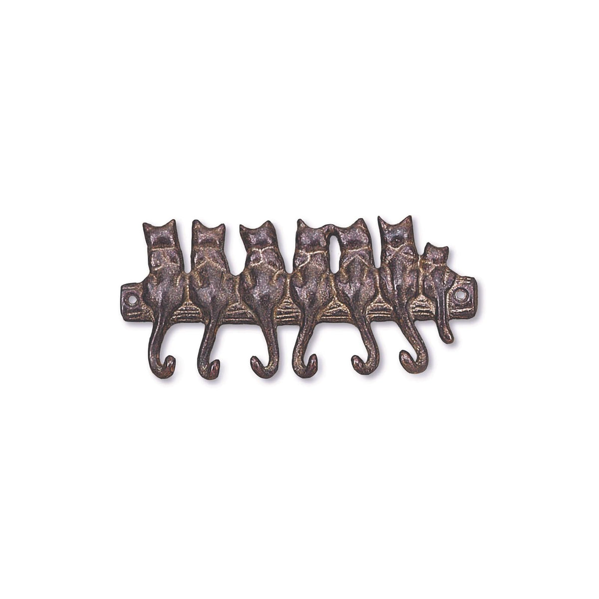 Anecdotal Aardvark Storage Hook, Brass, Traditional