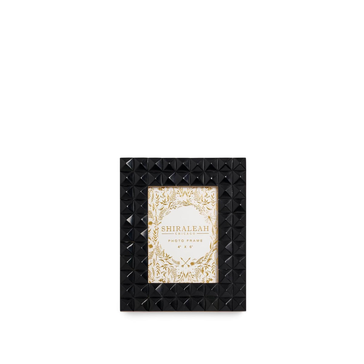 Shiraleah Picture Frame, Measures L 8.25" x W 6.75", Black