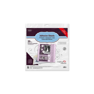 Scrapbook Adhesives Adhesive Tapes, 12 by 12-Inch, Clear