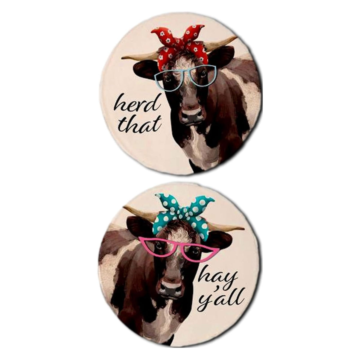 Carson Drink Coaster, 2.75", Multicolor