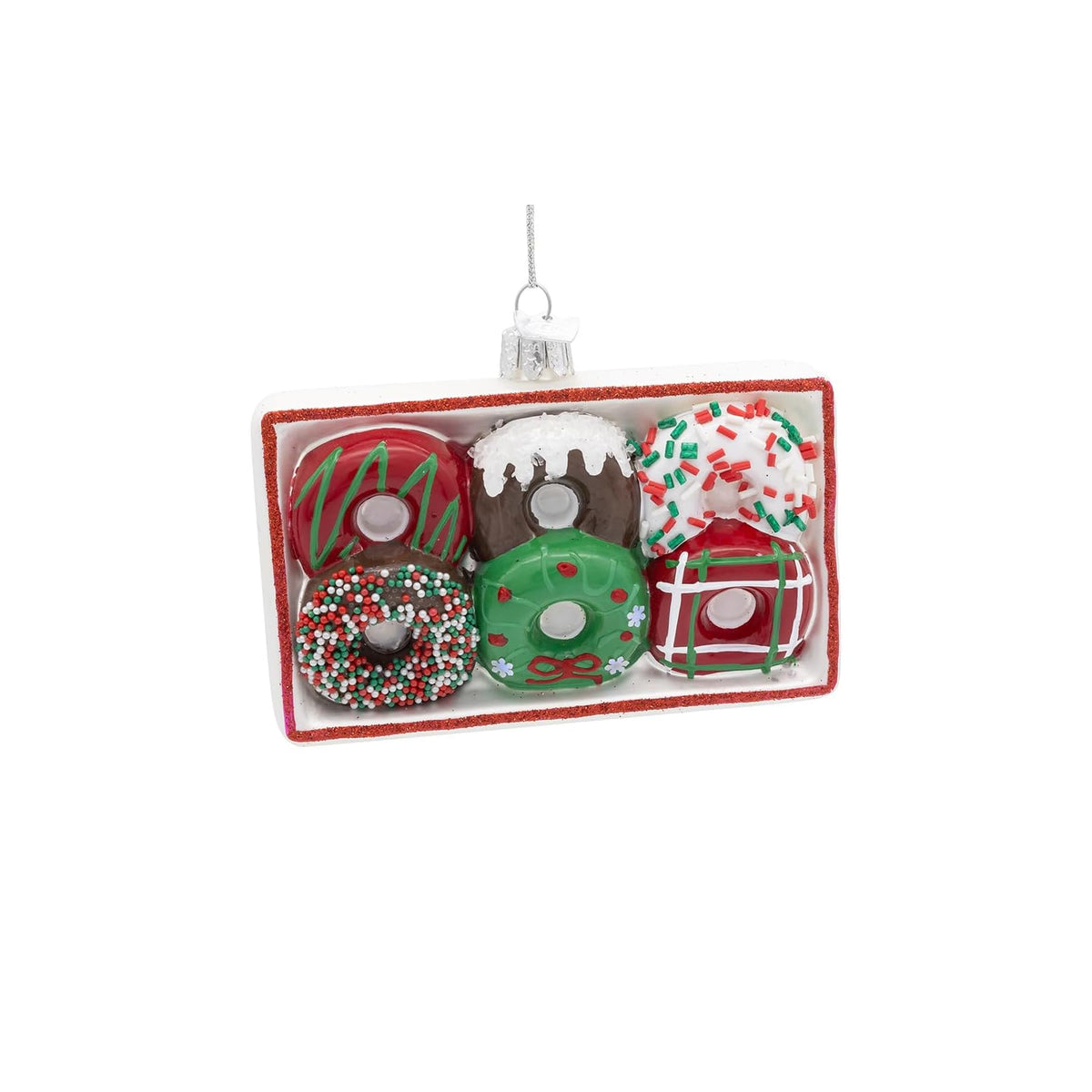 Noble Gems Hanging Ornament, Brown, Green, & Red
