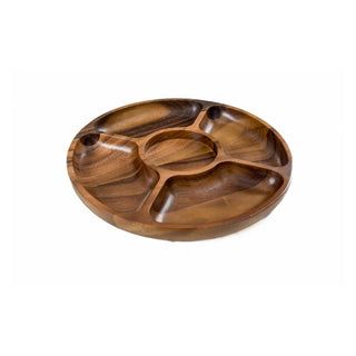 Lipper International Dishware Plate, Brown