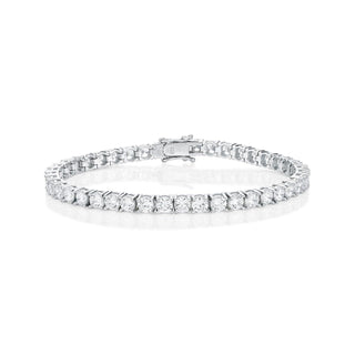 Diamond Treats Bracelet, X-Large, Silver