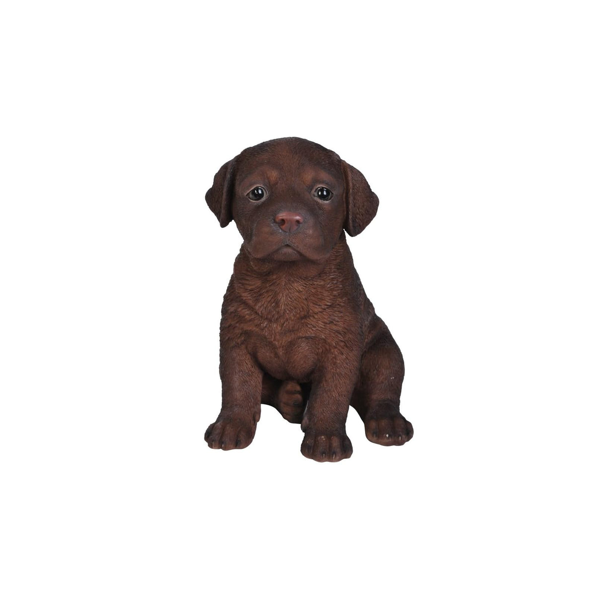 HI-LINE Figurine, Chocolate Brown, Realistic