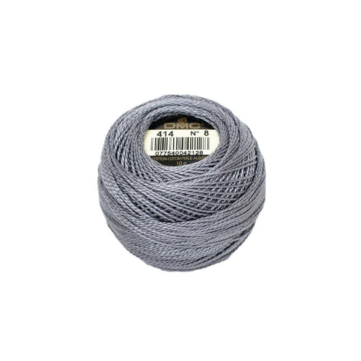 DMC Yarn, Size 8, Dark Steel Grey