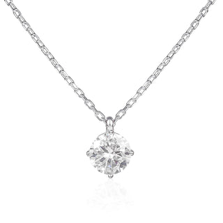 namana Necklace, One Size, Silver-White