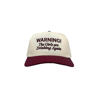 VINTAGE LIFE Hat, Cream/Maroon, Cap