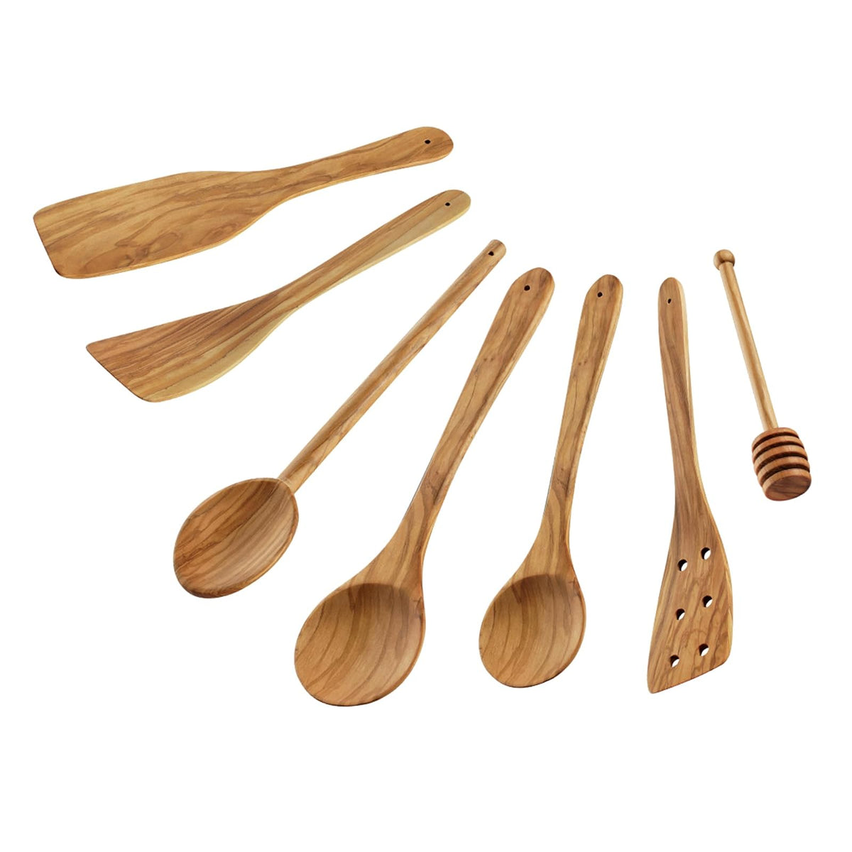 Cilio Food Spatula, 7-Piece Asst'd, Natural