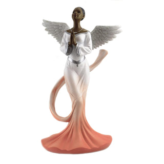 Abilly Figurine, 11.75 inches, Orange,silver,white