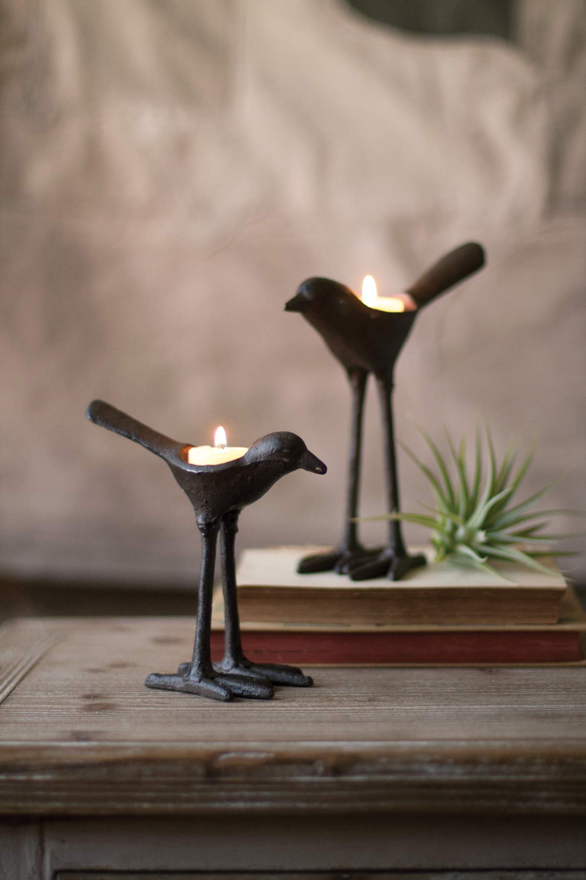 kalalou Candle Holder, One Size, Brown