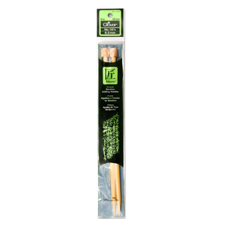 Clover Knitting Needle, 9" Height, Brown