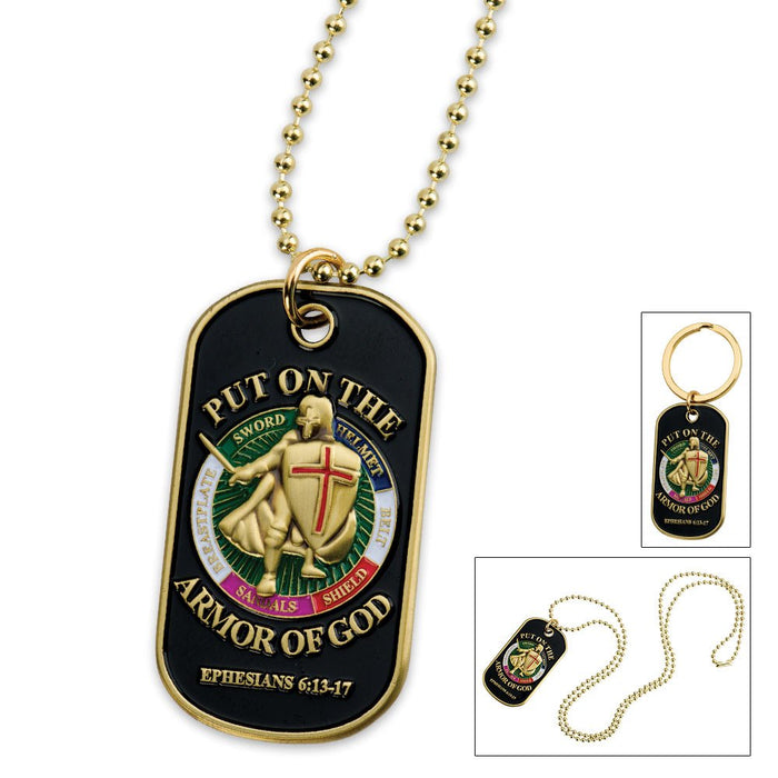 Eagle Crest Put on the Armor of God Dog Tag