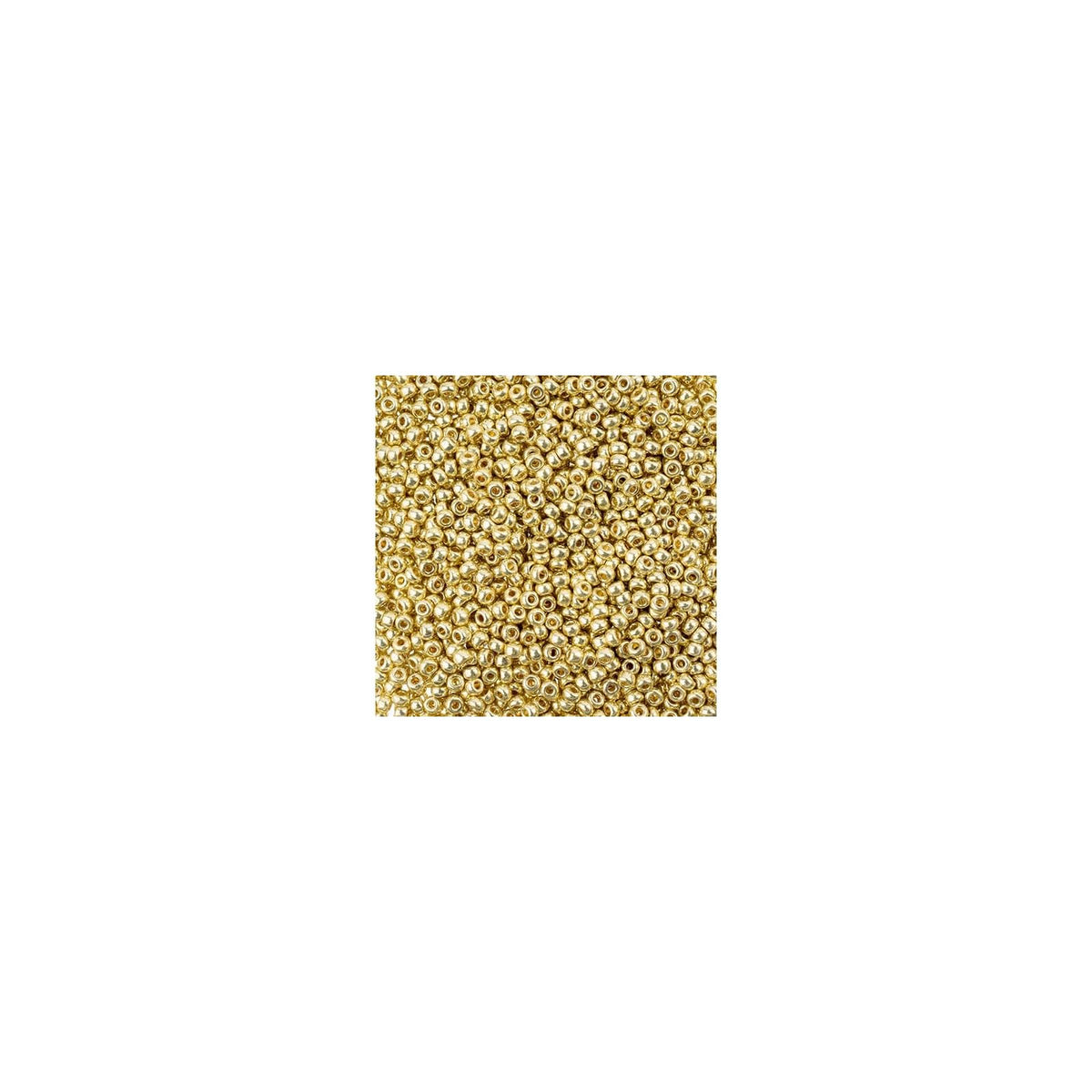 John Bead Craft Bead, Small, Light Gold
