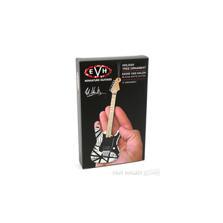 EVH Hanging Ornament, 6-inches, Black/White