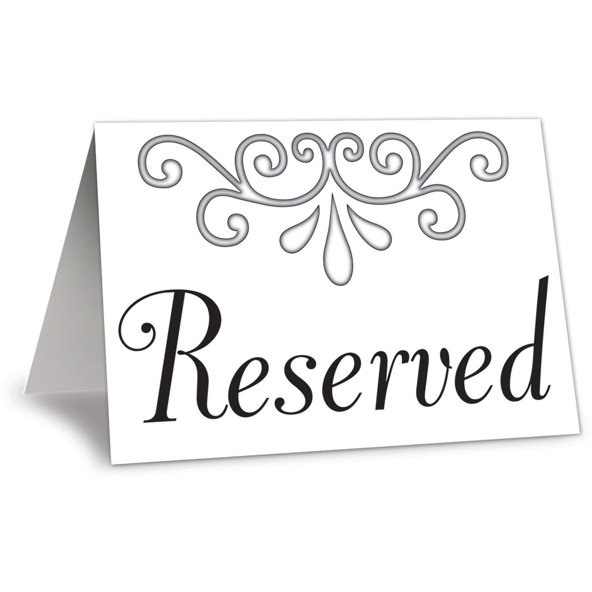 Beistle Reserved Table Cards (4/Pkg)