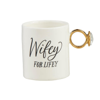 Mud Pie Drinking Cup, 17 Ounces, Wifey