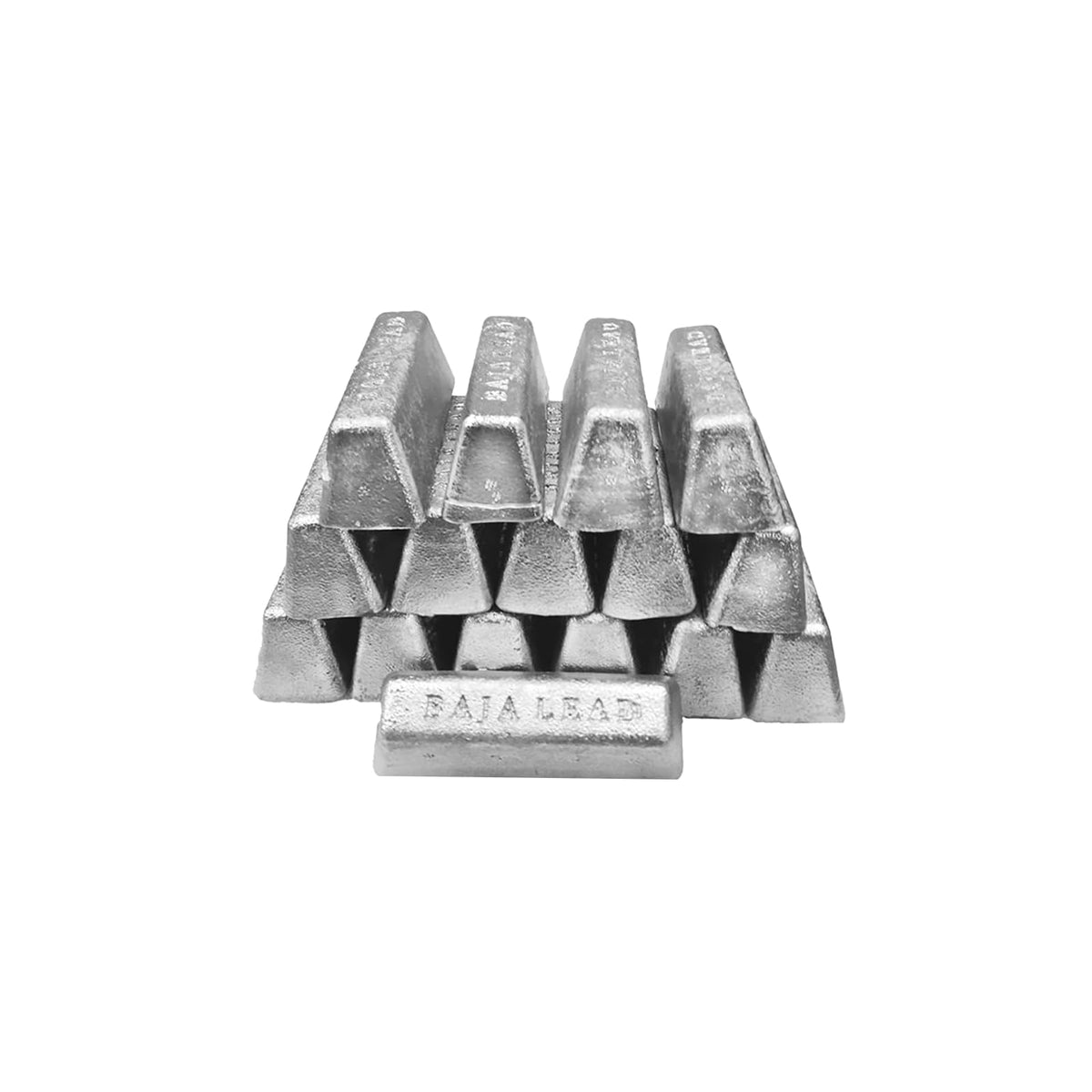 MagBay Lures Fishing Weight, 2 Lb Ingots, Silver
