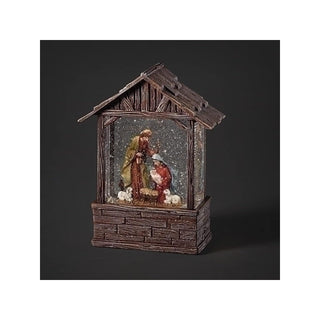 Roman Snow Globe, Brown, Classic