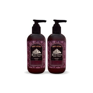 Black Canyon Home and Body Skin Moisturizer, 12 Fl Oz (Pack of 2), Amber Bottle
